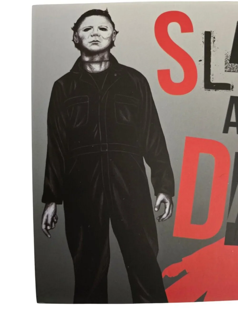 Halloween Horror Decor Bundle Michael Myers & Friday The 13th Block Signs 2 Pc